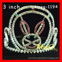 Hot sale rabbit pageant crown for girls,sizes available